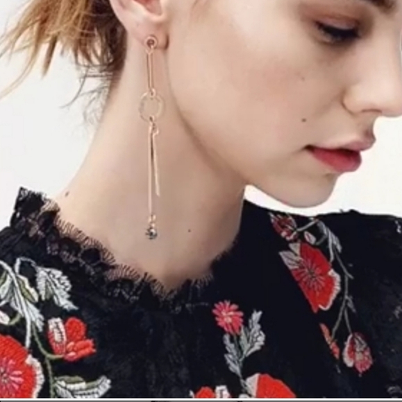 🆕️Rebecca Taylor Embroidered Lace Floral Dress size 10 - Picture 3 of 12